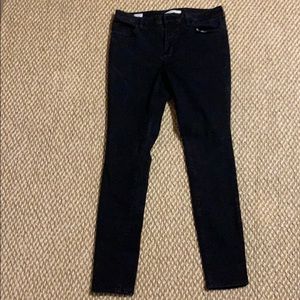 Black denim jeans